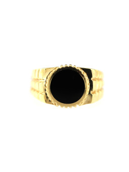 Geltono aukso vyriškas žiedas DGV01-01