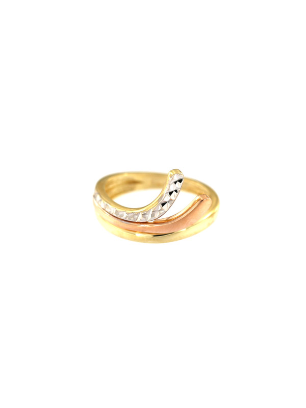 Yellow gold ring DGB03-03