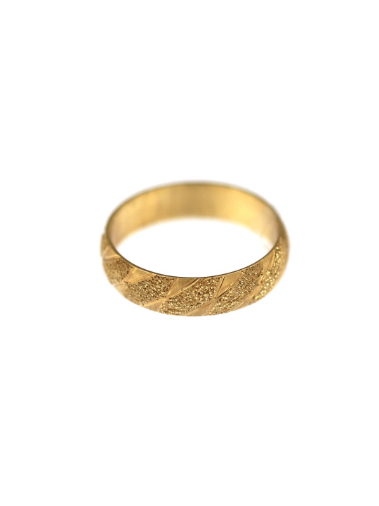 Yellow gold ring DGB06-01