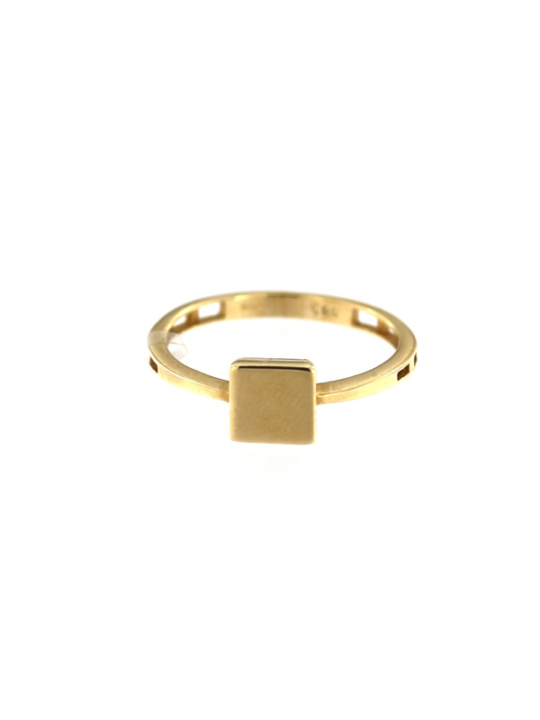 Yellow gold ring DGB09-03