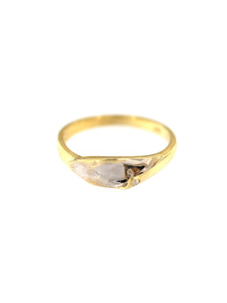Yellow gold zirconia ring DGC08-05