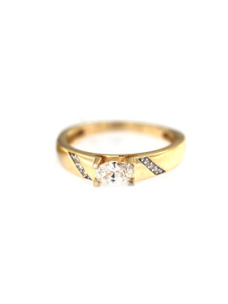 Yellow gold engagement ring DGS03-07-01