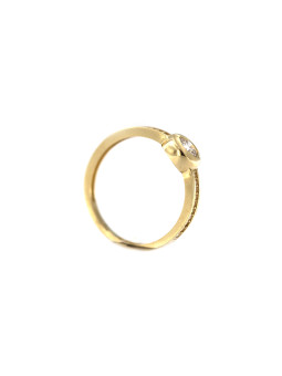 Yellow gold engagement ring DGS03-02-10