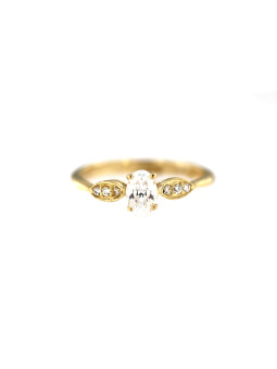 Yellow gold engagement ring DGS03-06-01