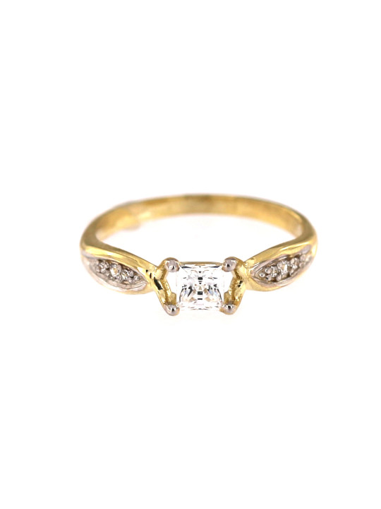 Yellow gold engagement ring DGS03-05-02