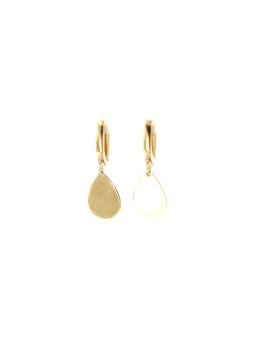 Yellow gold drop earrings BGA04-02-10