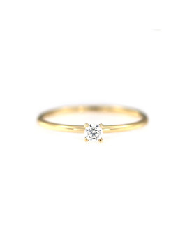 Yellow gold engagement ring DGS01-01-01