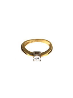 Yellow gold engagement ring DGS01-01-05