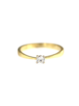 Yellow gold engagement ring DGS01-01-13