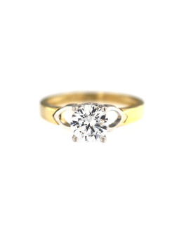 Yellow gold engagement ring DGS01-02-05