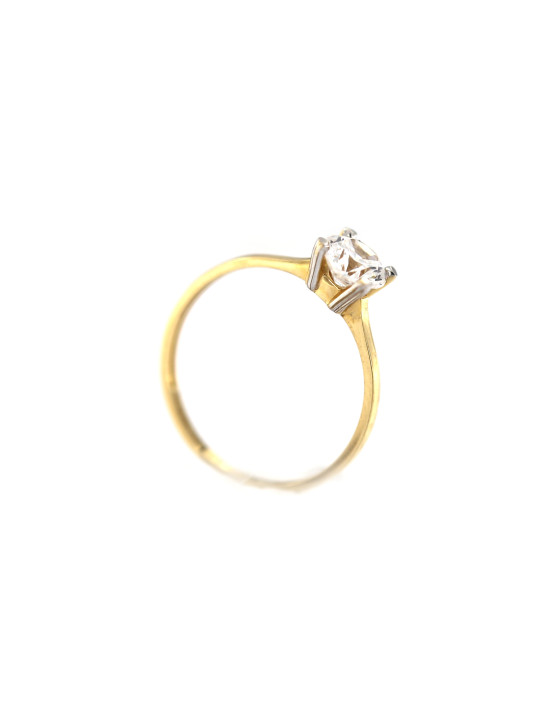 Yellow gold engagement ring DGS01-02-07