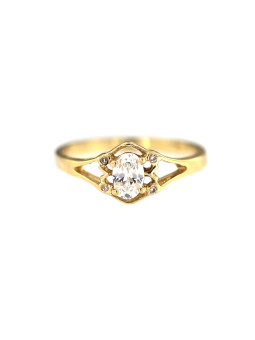 Yellow gold engagement ring DGS01-02-08