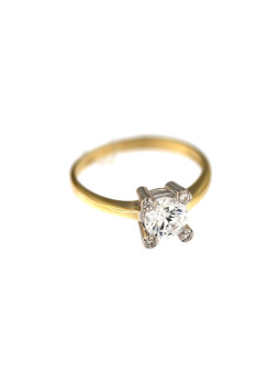 Yellow gold engagement ring DGS01-02-12