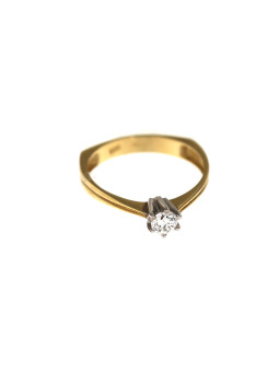 Yellow gold engagement ring DGS01-03-01