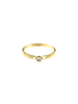 Yellow gold engagement ring DGS01-03-06