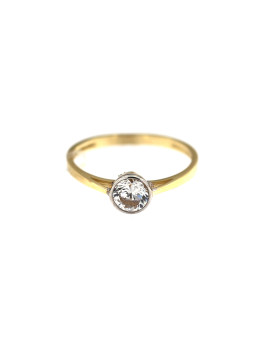 Yellow gold engagement ring DGS01-06-02