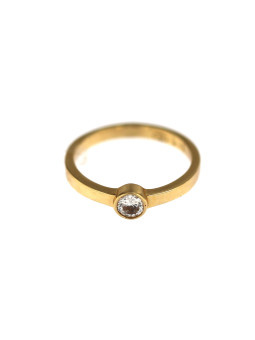 Yellow gold engagement ring DGS01-06-03