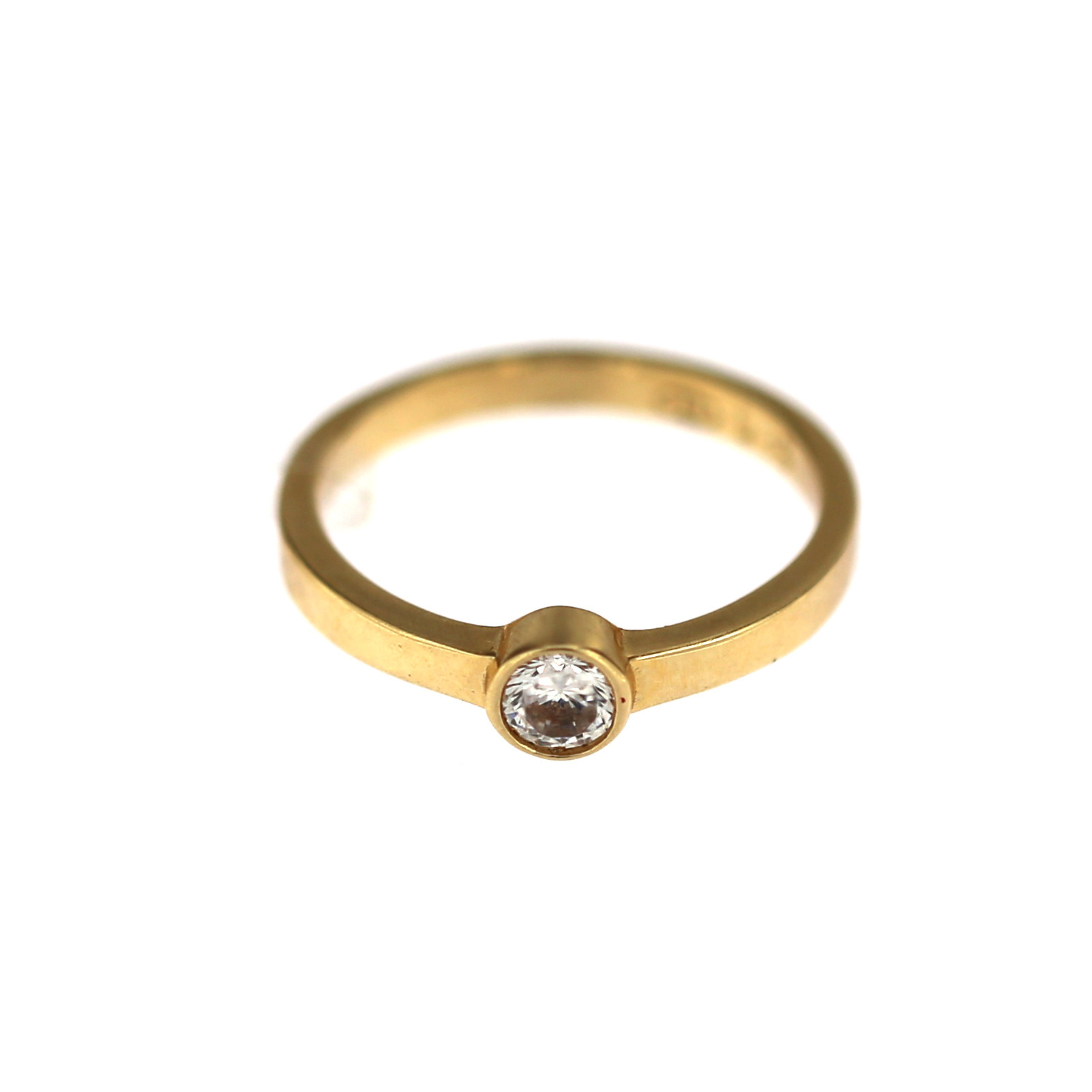Yellow gold engagement ring DGS01-06-03