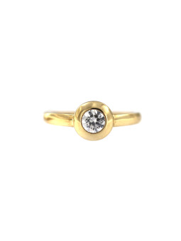 Yellow gold engagement ring DGS01-06-04