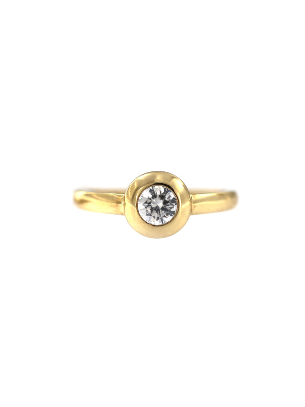 Yellow gold engagement ring DGS01-06-04