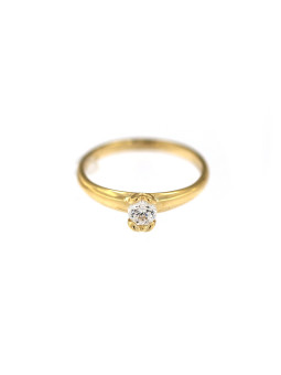 Yellow gold engagement ring DGS01-07-01