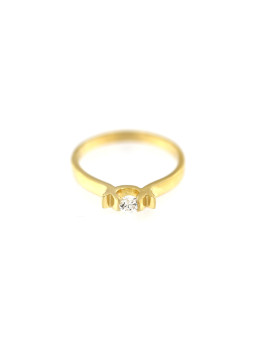 Yellow gold engagement ring DGS01-07-03