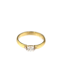 Yellow gold engagement ring DGS01-08-01