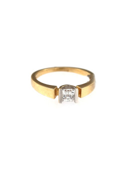 Yellow gold engagement ring DGS01-08-04