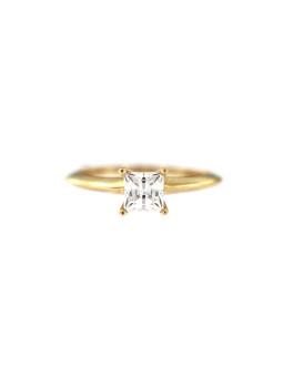 Yellow gold engagement ring DGS01-08-06