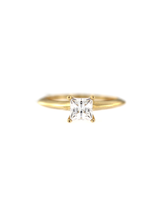 Yellow gold engagement ring DGS01-08-06