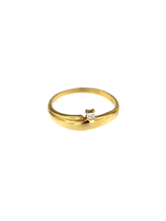 Yellow gold engagement ring DGS01-09-01