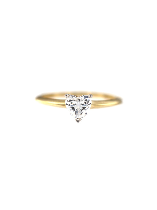 Yellow gold engagement ring DGS01-09-03