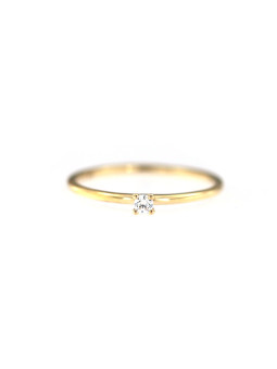 Yellow gold engagement ring DGS01-01-03