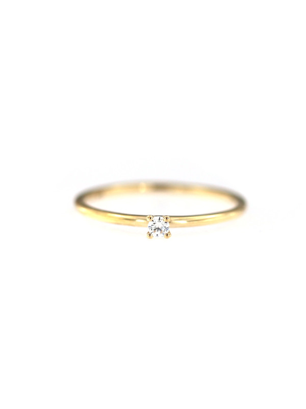 Yellow gold engagement ring DGS01-01-03