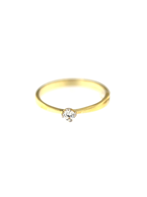 Yellow gold engagement ring DGS01-01-08