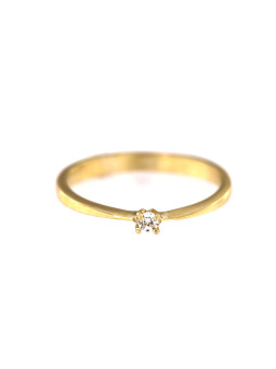 Yellow gold engagement ring DGS01-01-09