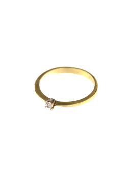 Yellow gold engagement ring DGS01-01-09