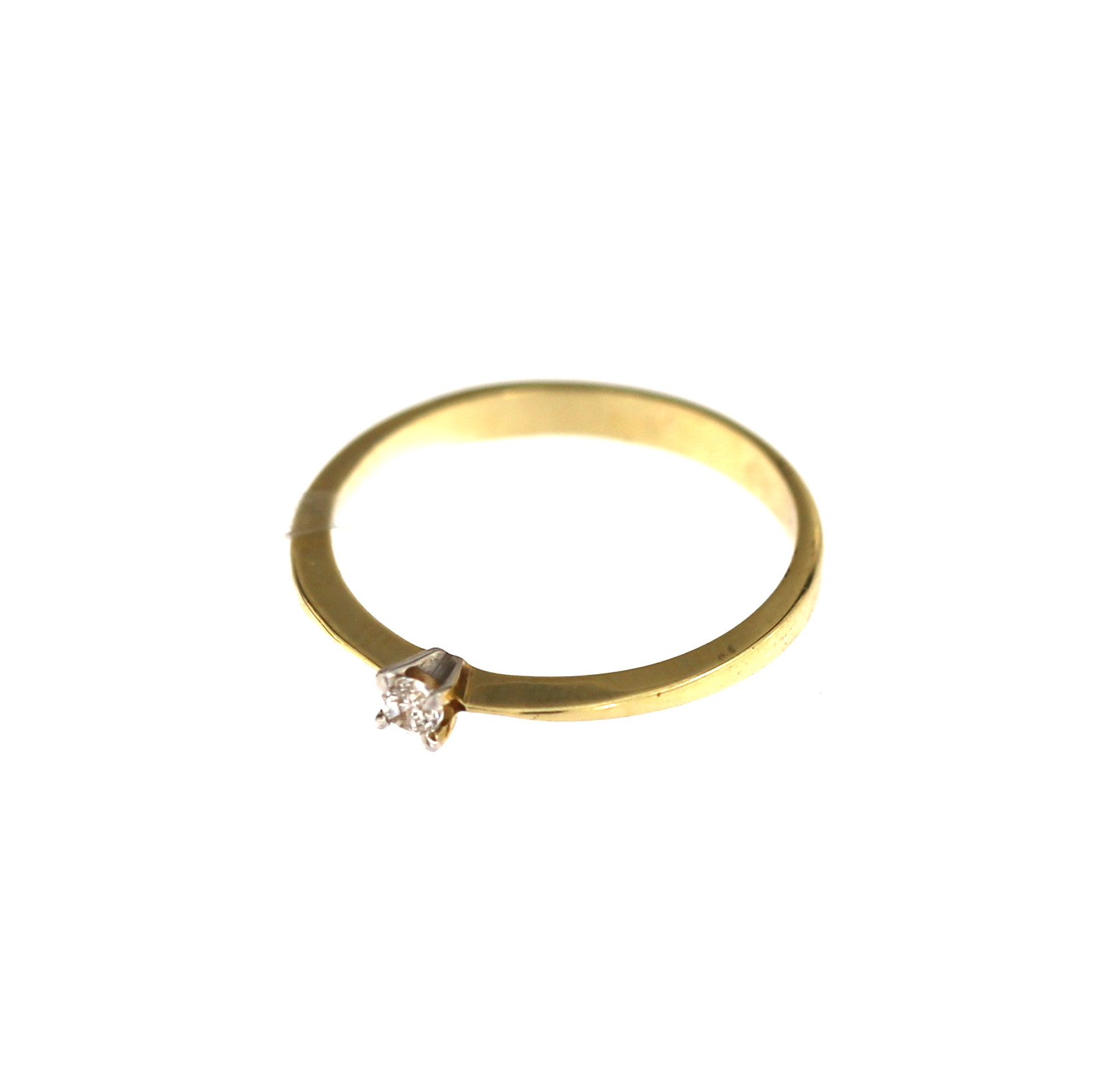 Yellow gold engagement ring DGS01-01-09