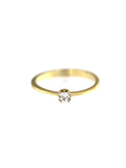 Yellow gold engagement ring DGS01-01-14