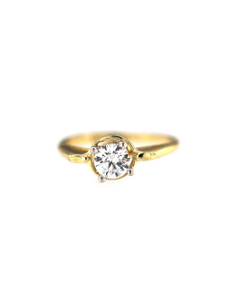 Yellow gold engagement ring DGS01-02-06