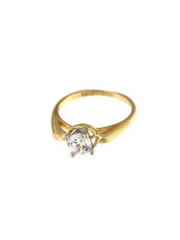 Yellow gold engagement ring DGS01-02-06