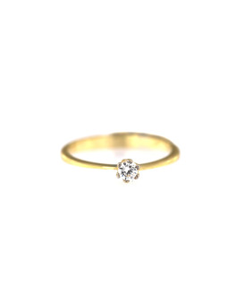 Yellow gold engagement ring DGS01-03-05