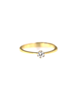 Yellow gold engagement ring DGS01-03-05