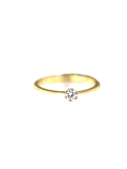 Yellow gold engagement ring DGS01-03-05