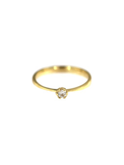 Yellow gold engagement ring DGS01-03-07