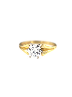 Yellow gold engagement ring DGS01-04-03