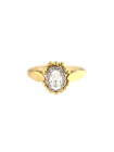 Yellow gold engagement ring DGS02-01-01 