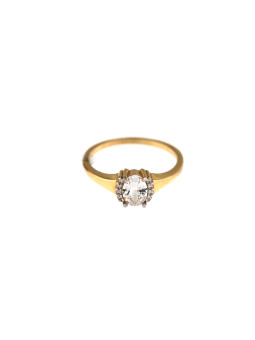 Yellow gold engagement ring DGS02-02-01