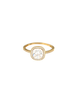 Yellow gold engagement ring DGS02-03-01