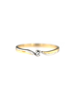 Yellow gold engagement ring DGS04-01-02